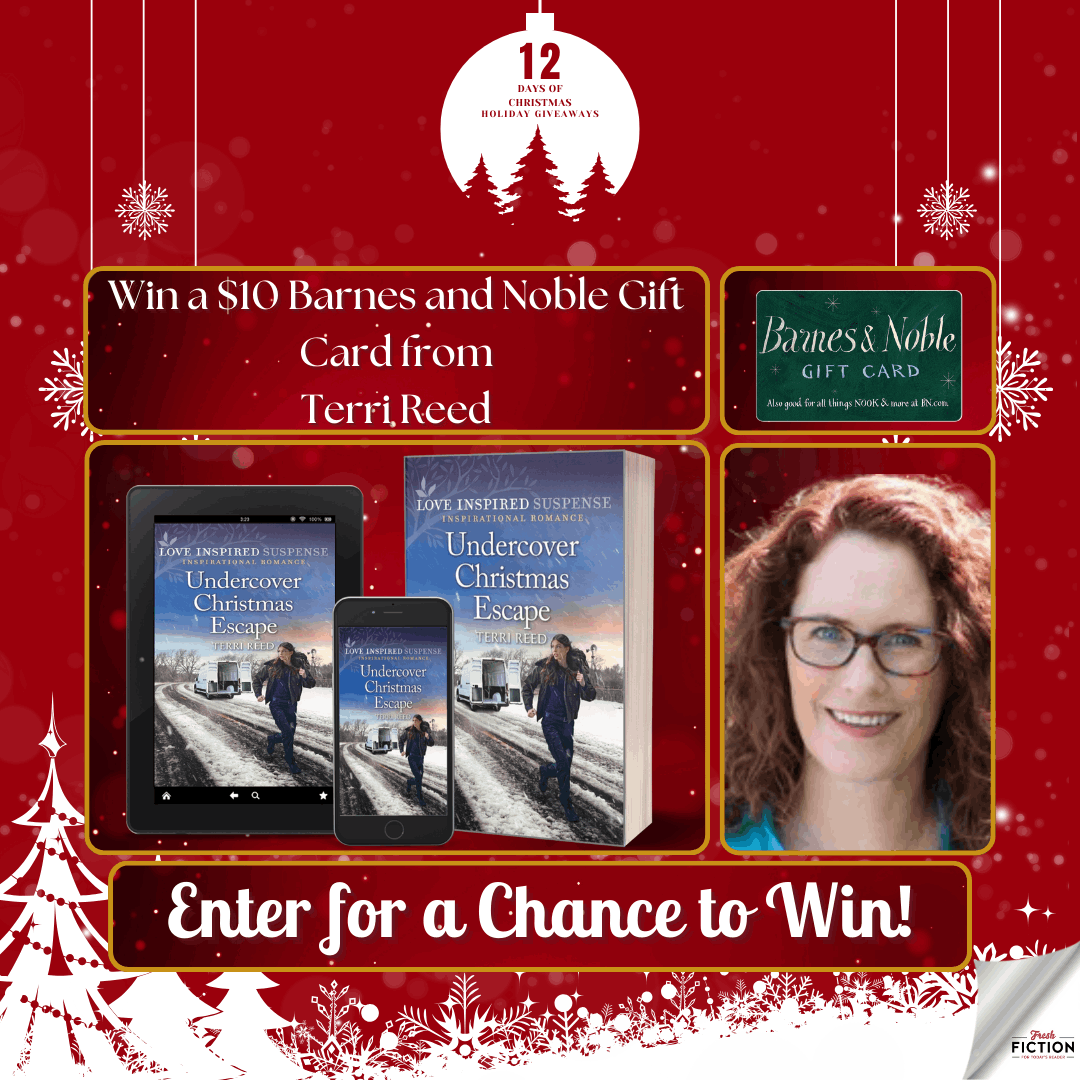 Sleighing Suspense: Terri Reed's Holiday Giveaway - Unlock the Thrills with a $10 Barnes and Noble Gift Card!
