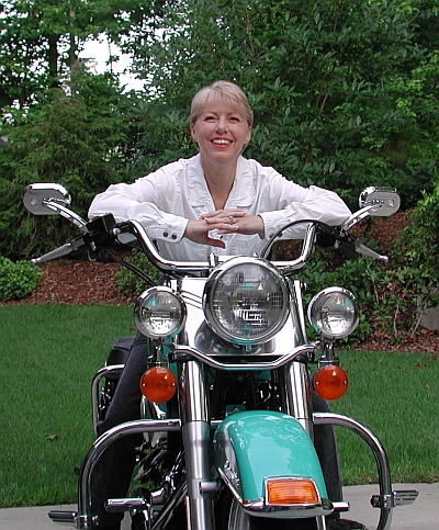 Dianna Love on Harley