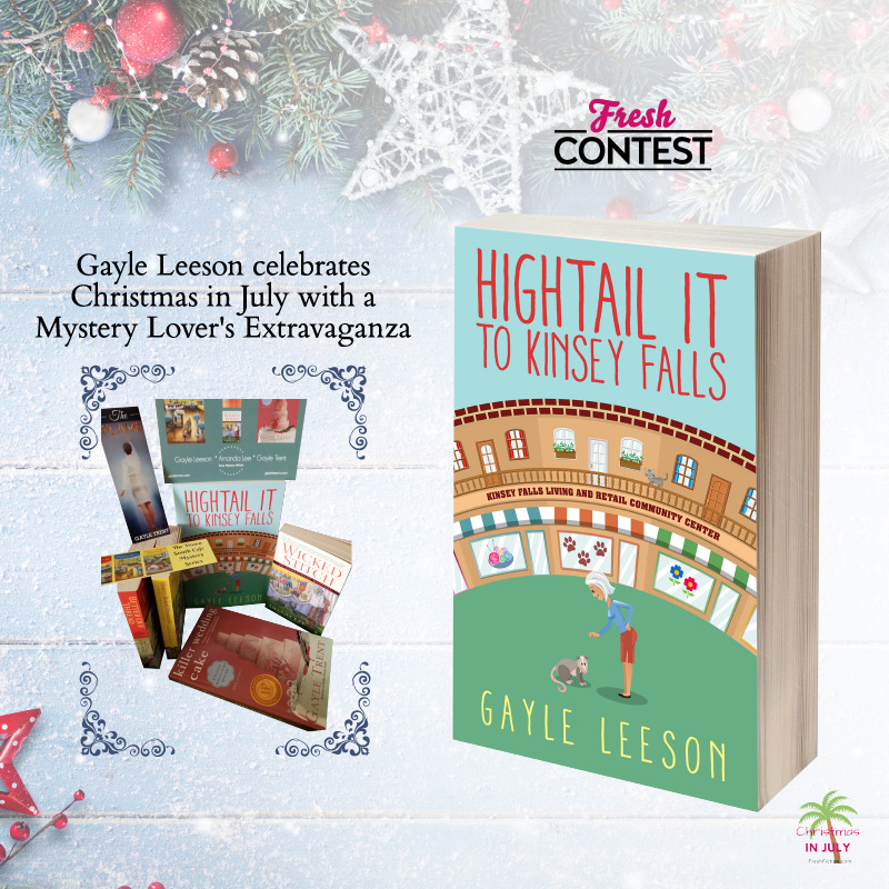 Gayle Leeson celebrates Christmas in July with a Mystery Lover's Extravaganza