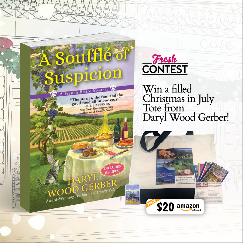 Win a fun-filled Christmas in July Tote from Daryl Wood Gerber!