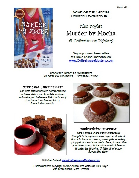 Recipes in Murder by Mocha