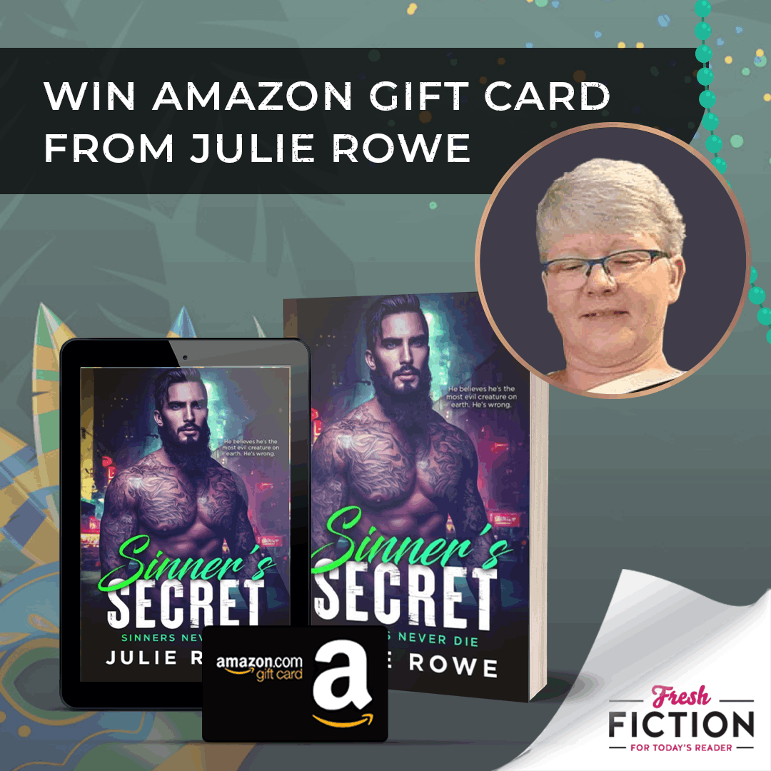 Counting down the days with Julie Rowe! Win Amazon Gift Card in a Mardi Gras Celebration.
