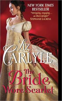 Excerpt of The Bride Wore Scarlet by Liz Carlyle