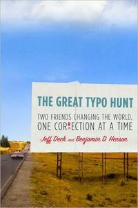 The Great Typo Hunt by Jeff Deck