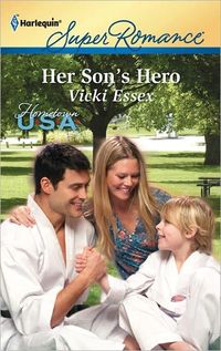 Excerpt of Her Son's Hero by Vicki Essex