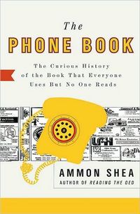 The Phone Book by Ammon Shea