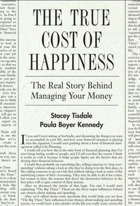 The True Cost of Happiness by Stacey Tisdale