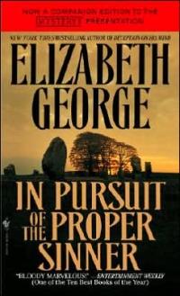 Excerpt of In Pursuit of the Proper Sinner by Elizabeth George