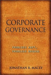 Corporate Governance by Jonathan R. Macey