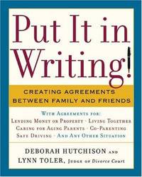 Put It In Writing by Lynn Toler
