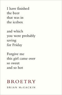 Broetry by Brian McGackin