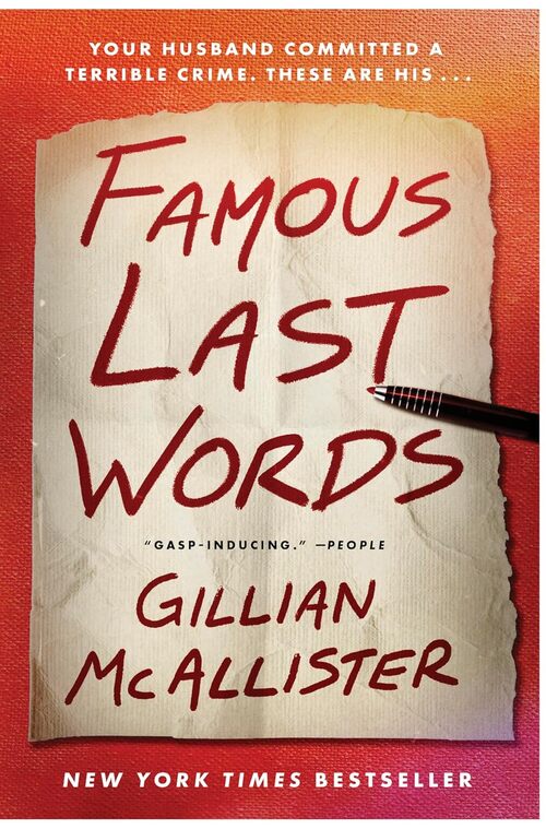 Famous Last Words by Gillian McAllister