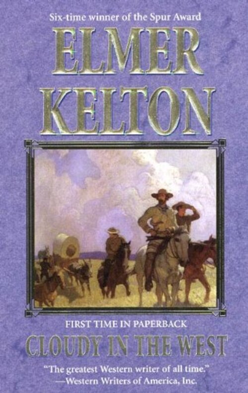 Buffalo Wagons and Cloudy in the West by Elmer Kelton