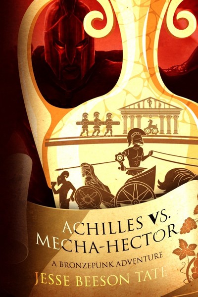 Achilles vs. Mecha-Hector by Jesse Beeson Tate