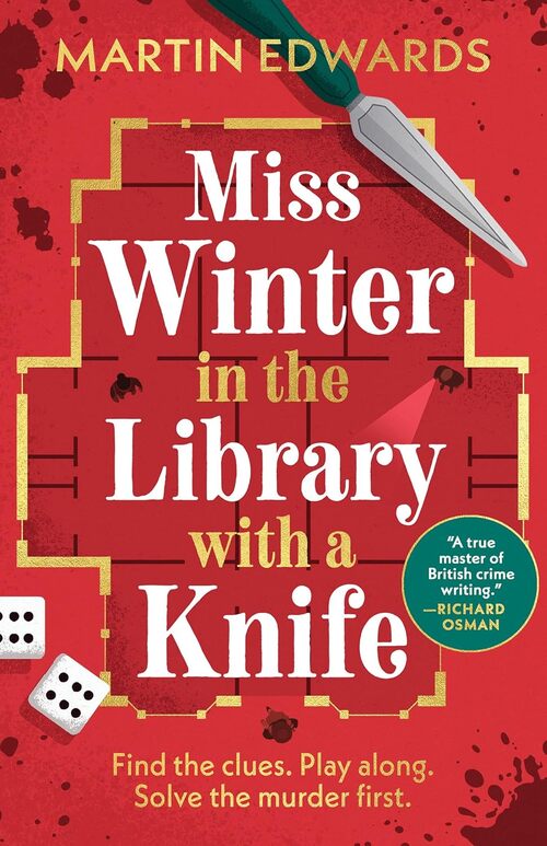 Miss Winter in the Library with a Knife by Martin Edwards