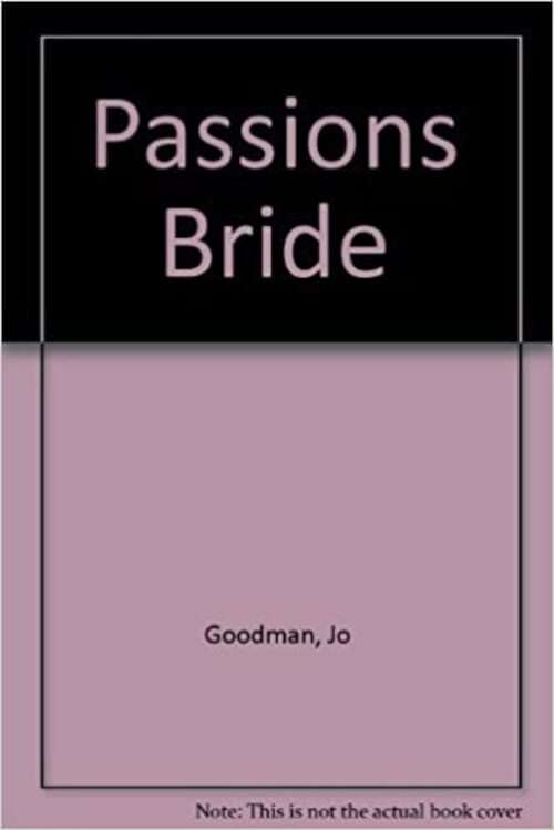Passion's Bride by Jo Goodman