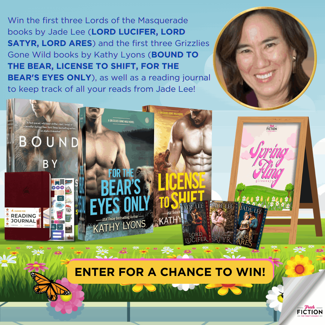 Hopefully you made some room on the bookshelves during your spring cleaning, because you're going to need it if you win this shelf-busting book prize from historical romance author Jade Lee (aka paranormal romance author Kathy Lyons).