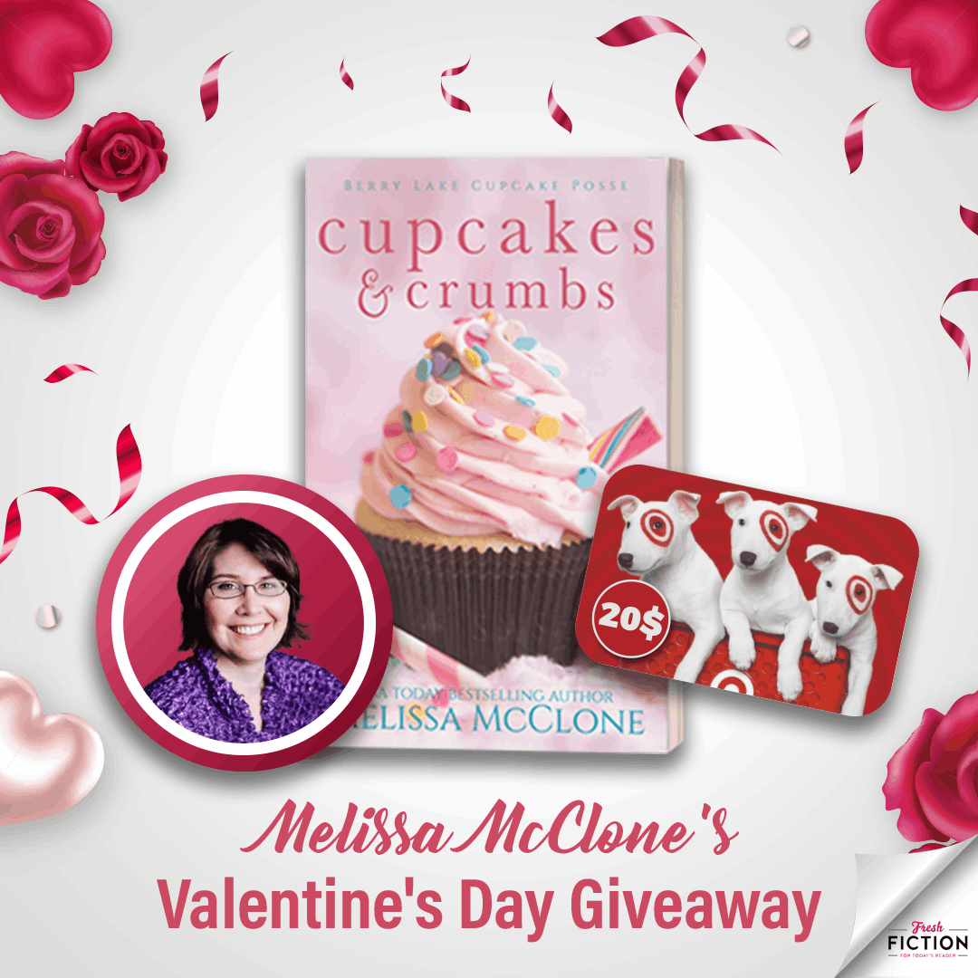 Cupcakes & Crumbs Valentine giveaway from Melissa McClone: Win Target e-gift card.